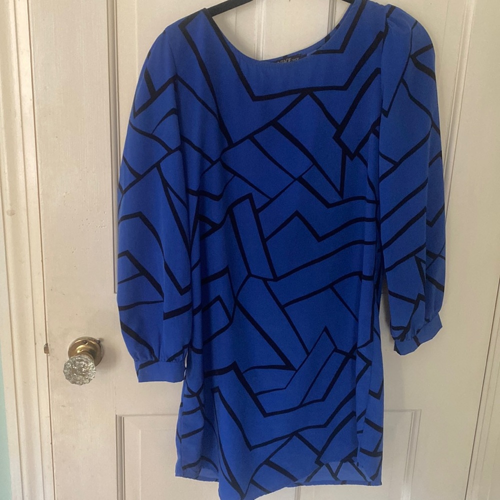 The vintage shop blue dress